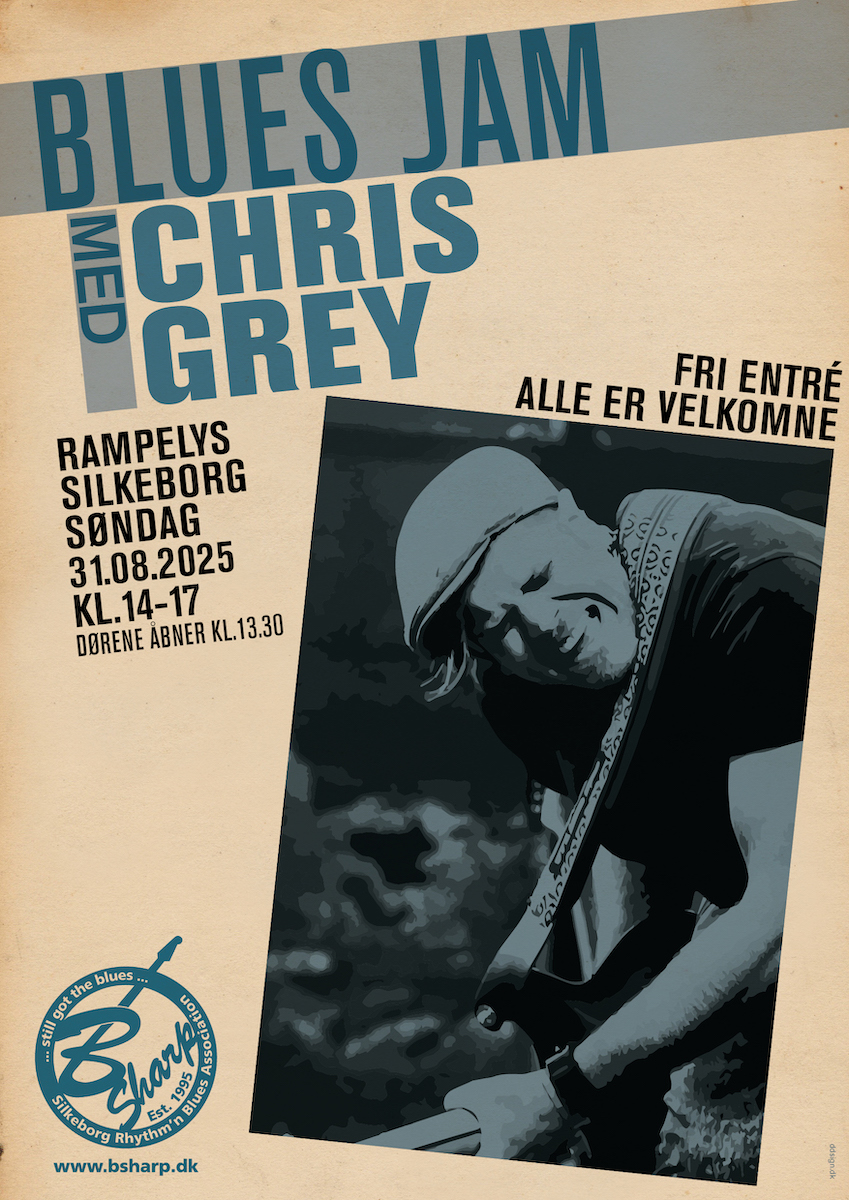 Blues Jam med Chris Grey Fri Entre!